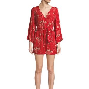 ba&sh Khan Red Romper